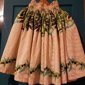 Hawaiian Pa'u Hula Skirt
